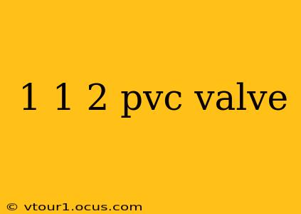 1 1 2 pvc valve
