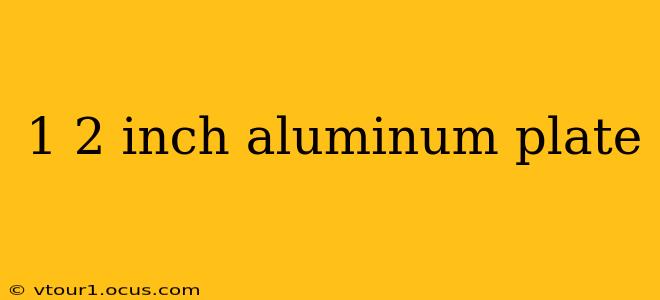 1 2 inch aluminum plate