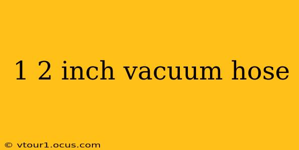 1 2 inch vacuum hose