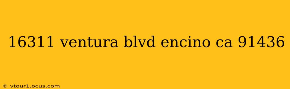 16311 ventura blvd encino ca 91436
