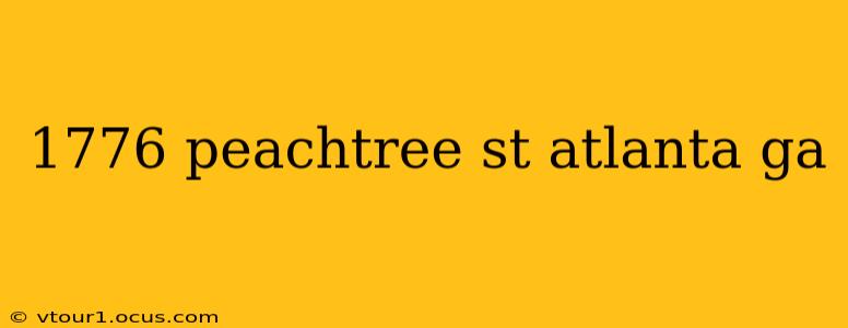 1776 peachtree st atlanta ga