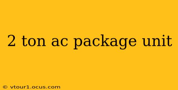 2 ton ac package unit