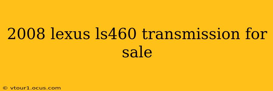2008 lexus ls460 transmission for sale
