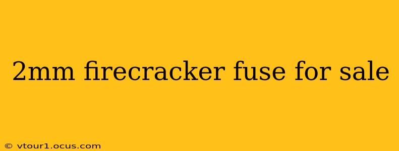 2mm firecracker fuse for sale
