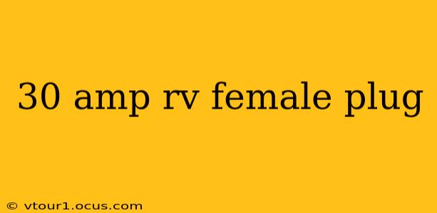 30 amp rv female plug