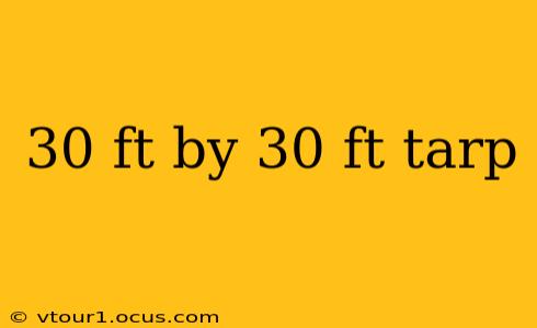 30 ft by 30 ft tarp