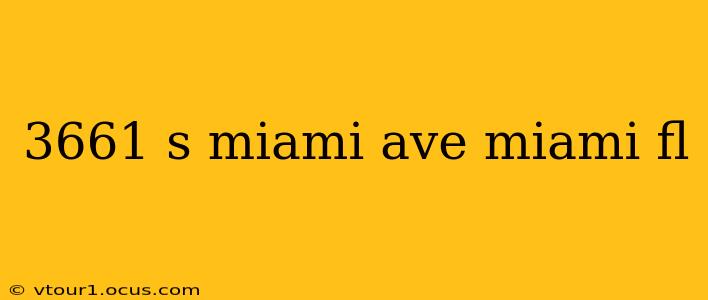 3661 s miami ave miami fl