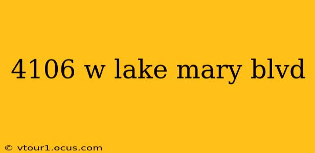 4106 w lake mary blvd