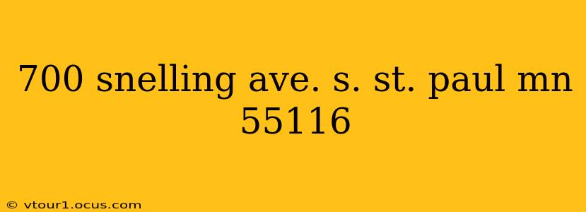 700 snelling ave. s. st. paul mn 55116