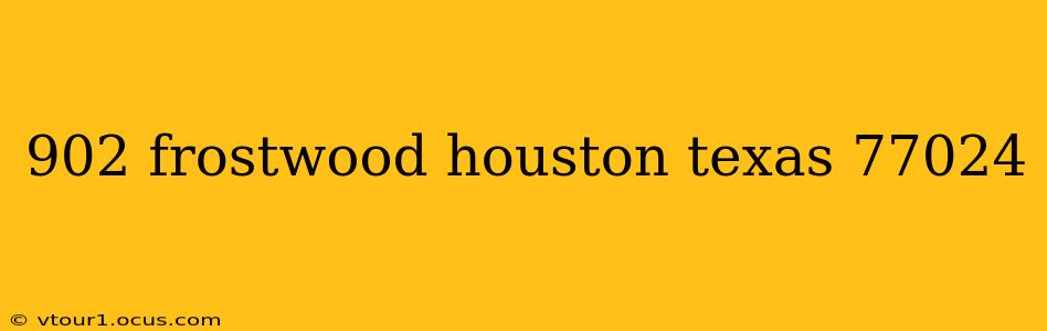 902 frostwood houston texas 77024