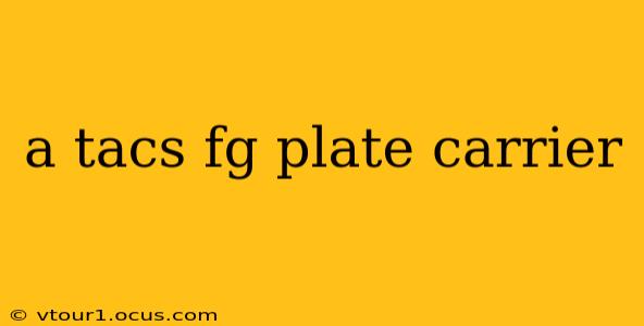 a tacs fg plate carrier
