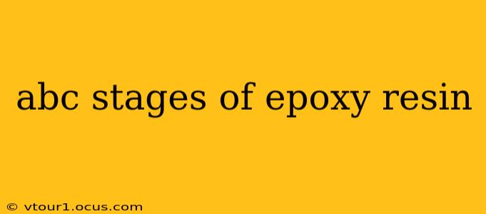abc stages of epoxy resin