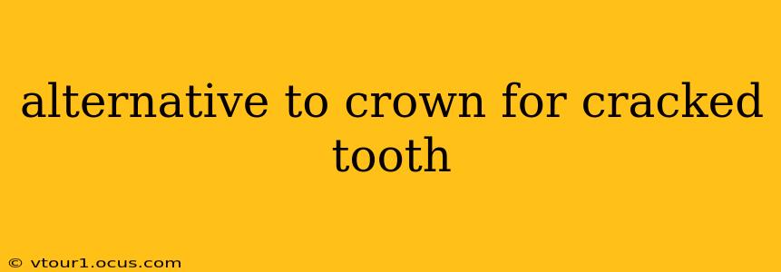 alternative to crown for cracked tooth