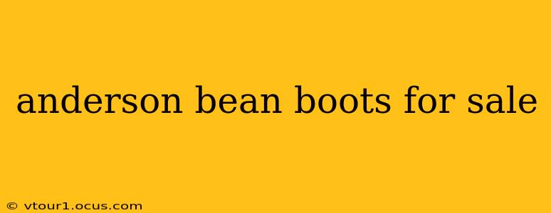 anderson bean boots for sale