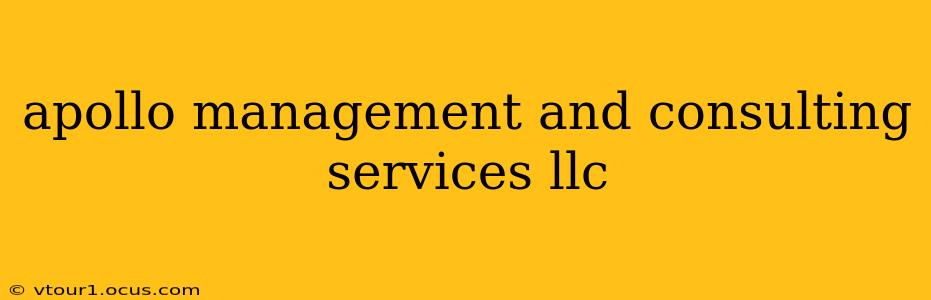 apollo management and consulting services llc