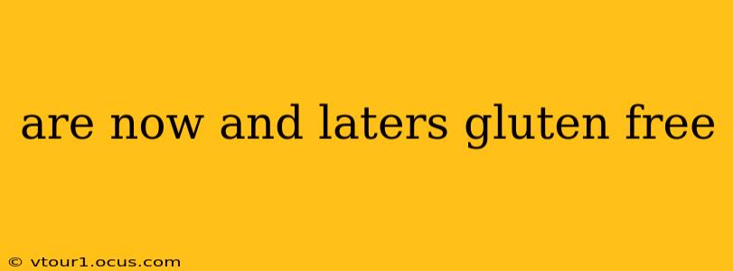 are now and laters gluten free
