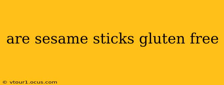 are sesame sticks gluten free