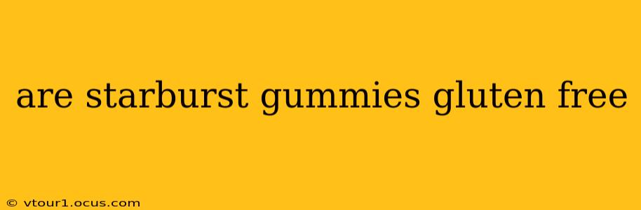 are starburst gummies gluten free