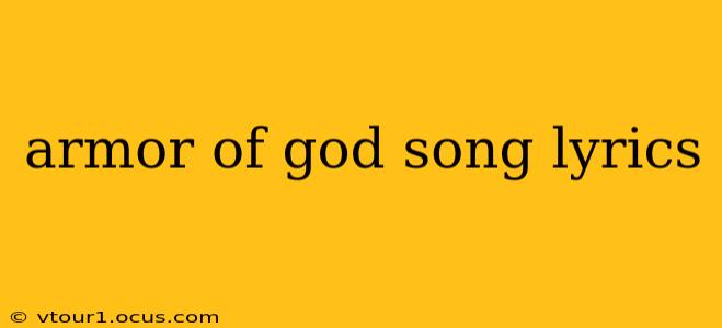 armor of god song lyrics