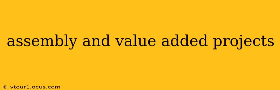 assembly and value added projects