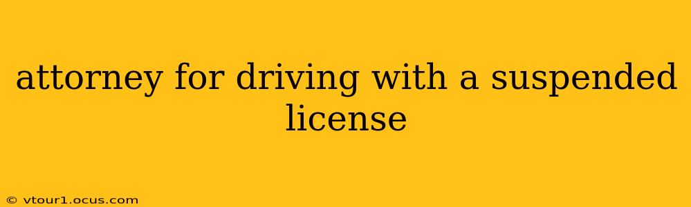 attorney for driving with a suspended license