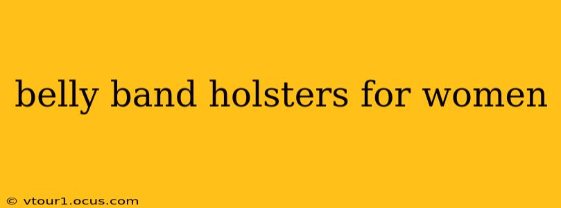 belly band holsters for women