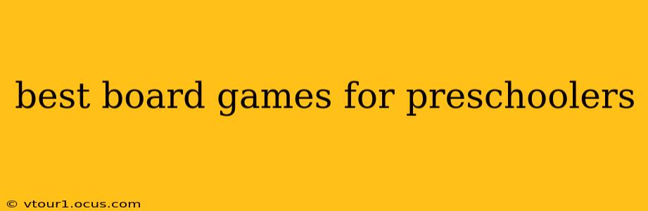 best board games for preschoolers