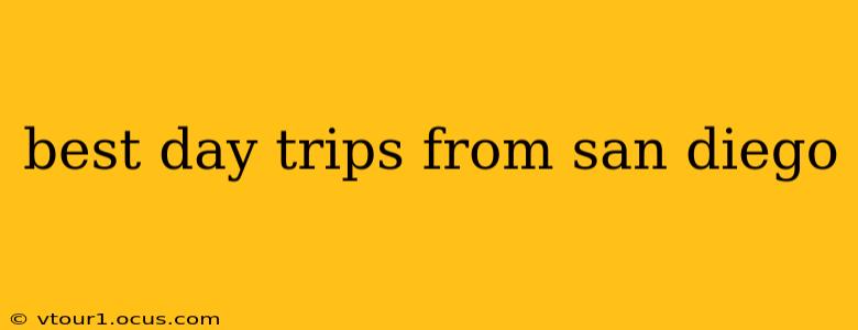 best day trips from san diego
