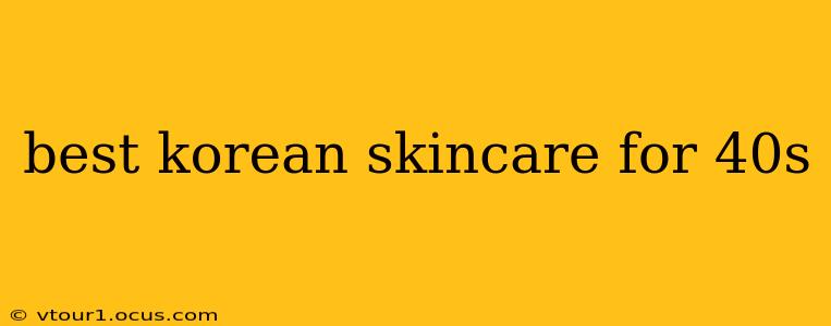 best korean skincare for 40s