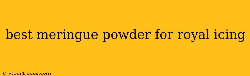 best meringue powder for royal icing
