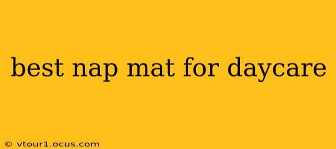 best nap mat for daycare