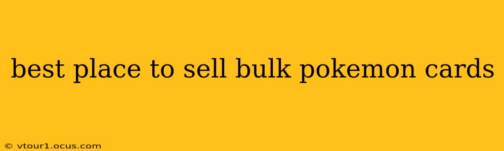 best place to sell bulk pokemon cards
