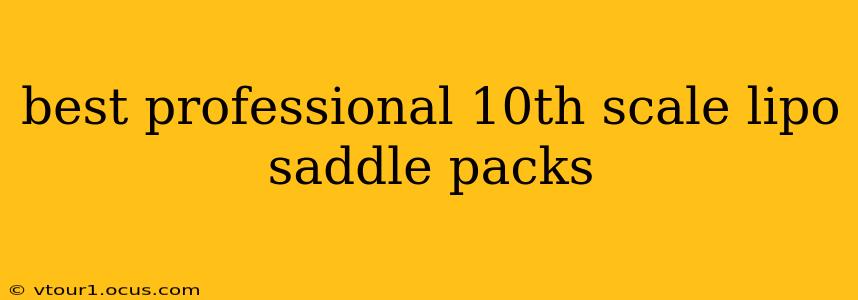 best professional 10th scale lipo saddle packs