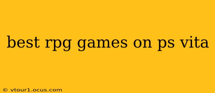 best rpg games on ps vita