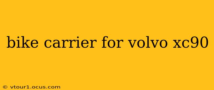 bike carrier for volvo xc90