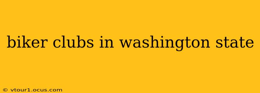 biker clubs in washington state