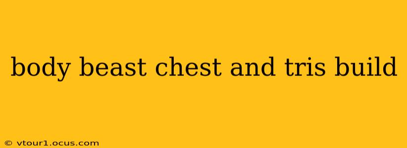 body beast chest and tris build