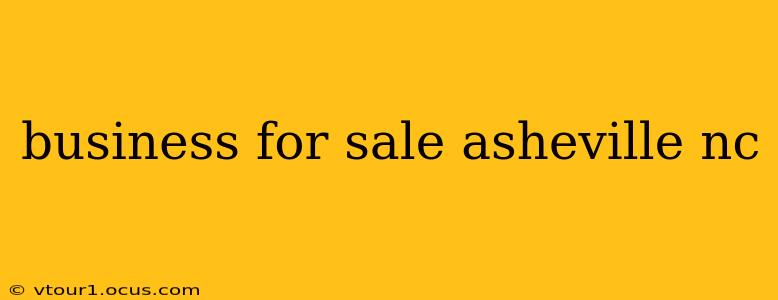business for sale asheville nc