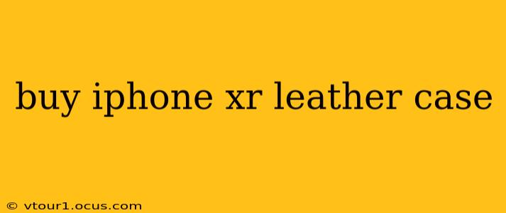 buy iphone xr leather case