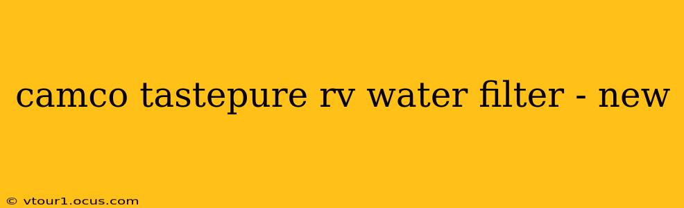 camco tastepure rv water filter - new