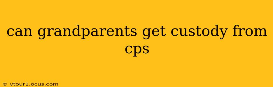 can grandparents get custody from cps