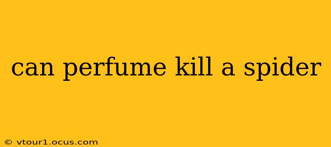 can perfume kill a spider