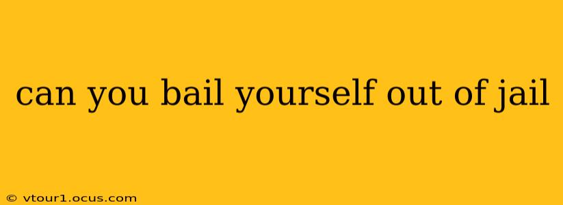 can you bail yourself out of jail