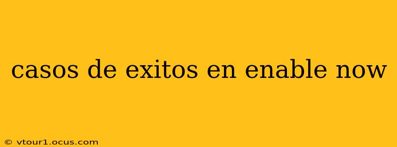 casos de exitos en enable now
