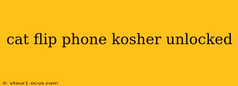 cat flip phone kosher unlocked