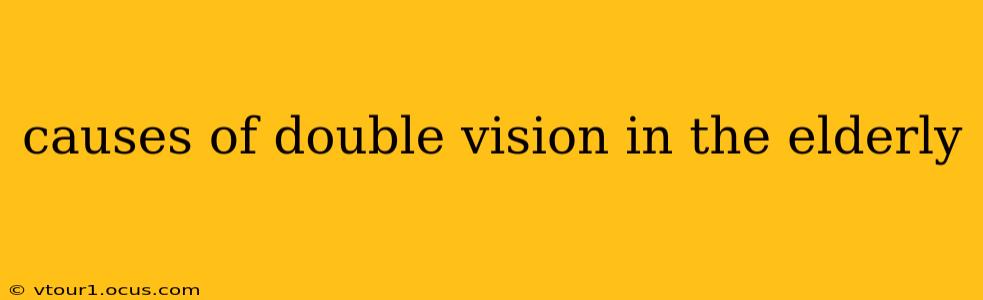 causes of double vision in the elderly