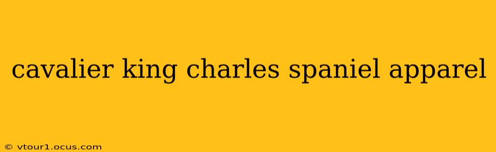 cavalier king charles spaniel apparel