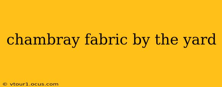 chambray fabric by the yard