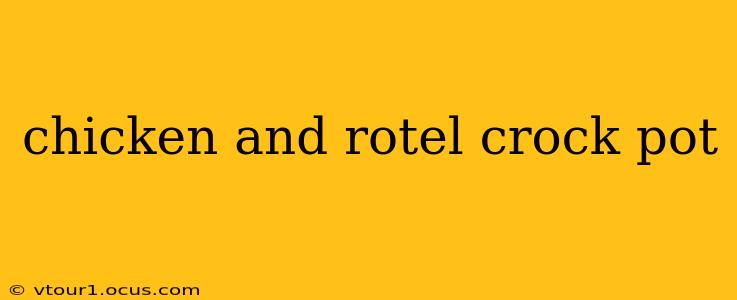 chicken and rotel crock pot