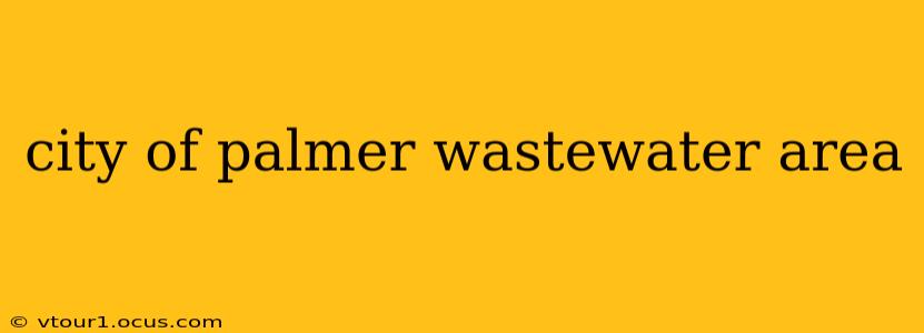 city of palmer wastewater area